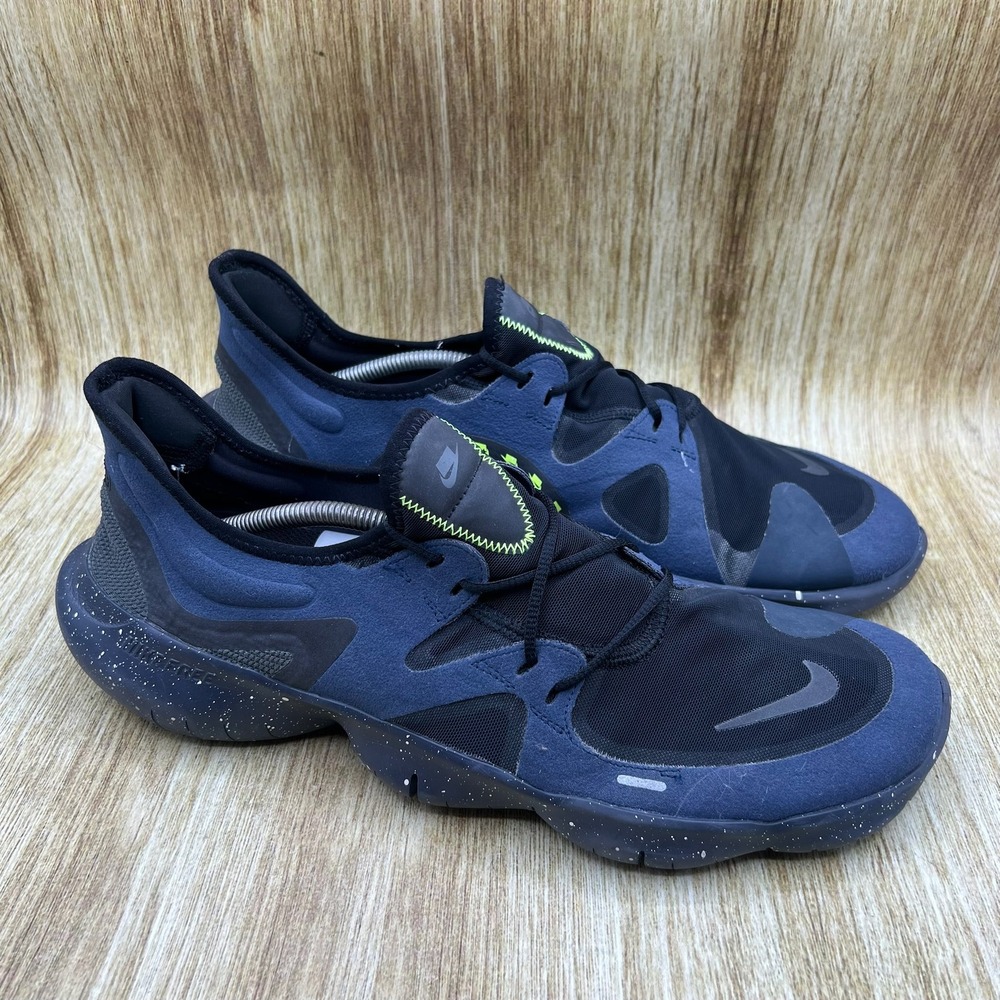 Nike Free RN 5.0 Men's Size 14 Obsidian Speckled Running Shoes CQ3995-400